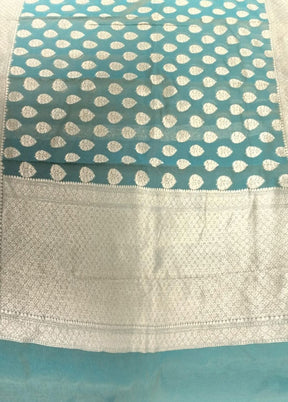 Green Jamdani Cotton Saree Without Blouse Piece