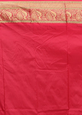 Blue Kanjivaram Silk Saree With Blouse Piece
