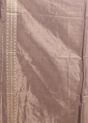 Purple Tissue Silk Saree With Blouse Piece