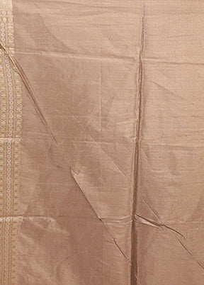 Cream Tissue Silk Saree With Blouse Piece