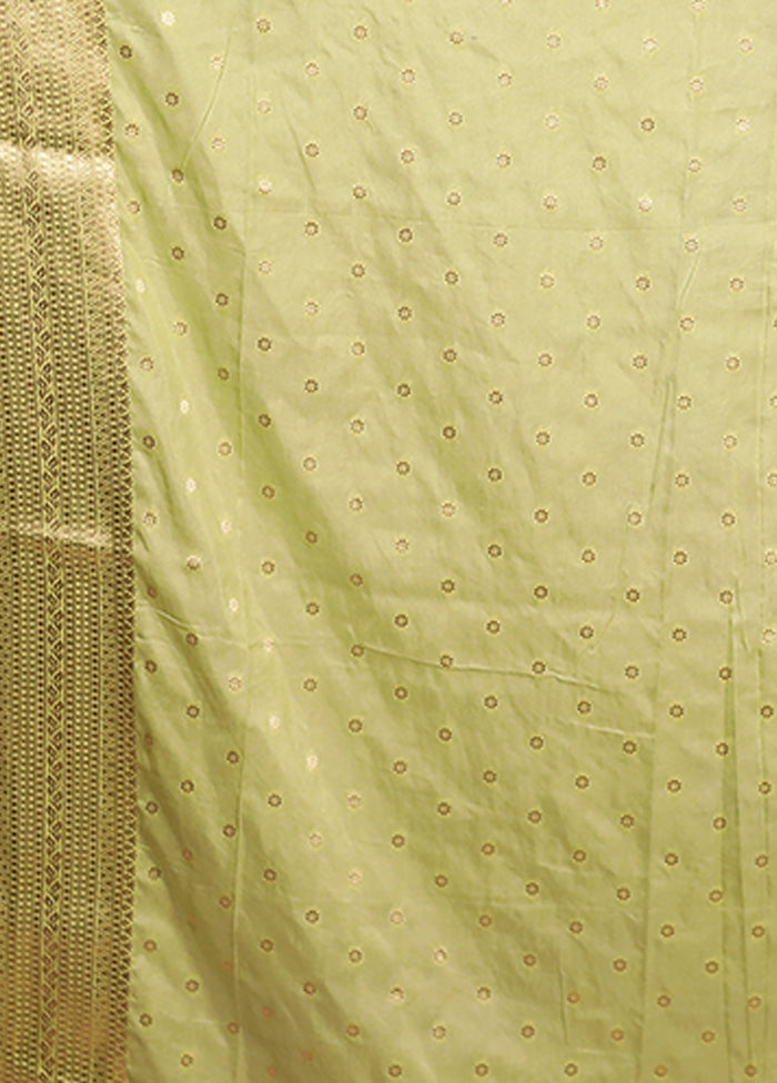 Green Georgette Saree With Blouse Piece