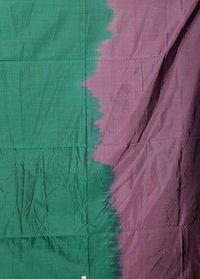 Purple Kanjivaram Silk Saree With Blouse Piece