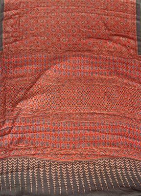 Pink Printed Silk Saree Without Blouse Piece