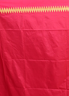 Yellow Kanjivaram Silk Saree With Blouse Piece