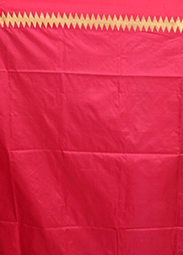 Green Kanjivaram Silk Saree With Blouse Piece