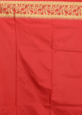 Blue Kanjivaram Silk Saree With Blouse Piece