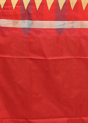 Cream Kanjivaram Silk Saree With Blouse Piece