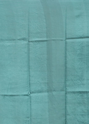 Green Printed Pure Silk Saree Without Blouse Piece