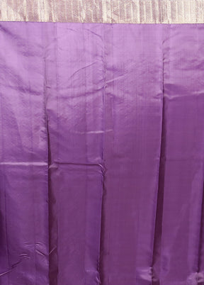 Pink Handloom Kanjivaram Pure Silk Saree With Blouse Piece