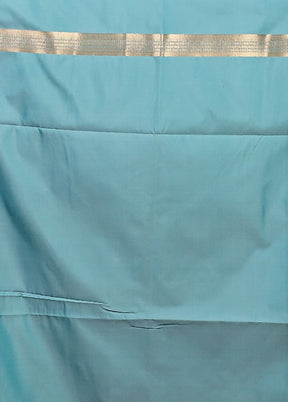 Purple Kanjivaram Silk Saree With Blouse Piece