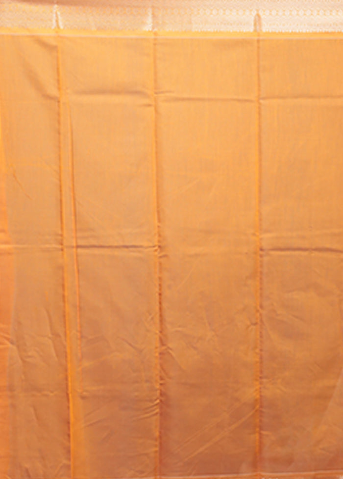 Multicolor Pure Cotton Saree With Blouse Piece