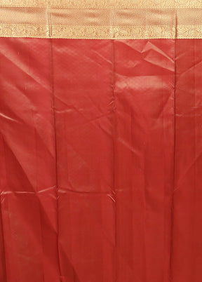 Cream Handloom Kanchipuram Pure Silk Saree With Blouse Piece