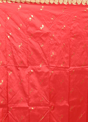 Yellow Handloom Kanjivaram Pure Silk Saree With Blouse Piece