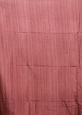 Brown Tussar Silk Saree With Blouse Piece