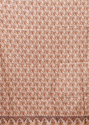 Blue Tussar Silk Saree With Blouse Piece