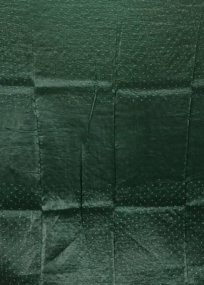 Green Tissue Silk Saree With Blouse Piece