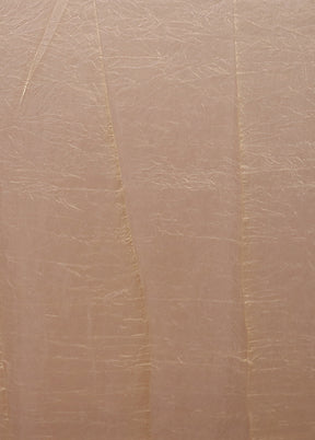 Cream Tissue Silk Saree With Blouse Piece