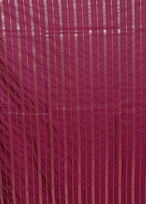 Purple Katan Silk Saree With Blouse Piece