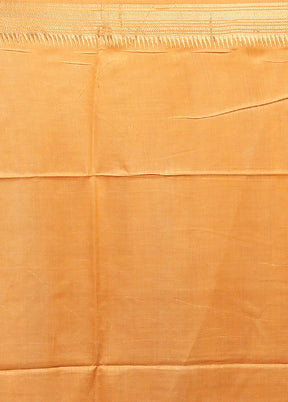 Blue Handloom Tussar Pure Silk Saree With Blouse Piece