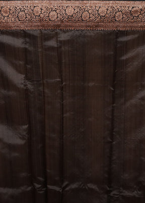 Green Handloom Tussar Pure Silk Saree With Blouse Piece