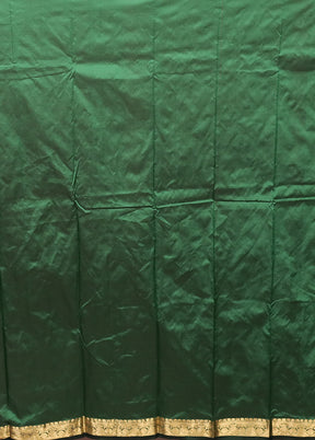 Green Kanjivaram Silk Saree With Blouse Piece