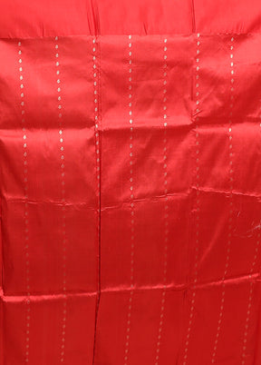 Cream Handloom Katan Pure Silk Saree With Blouse Piece