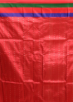 Black Handloom Katan Pure Silk Saree With Blouse Piece