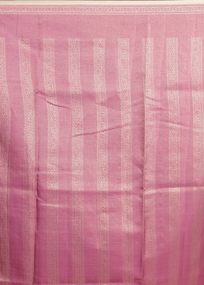 Cream Kora Silk Saree With Blouse Piece