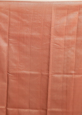 Cream Kora Silk Saree With Blouse Piece