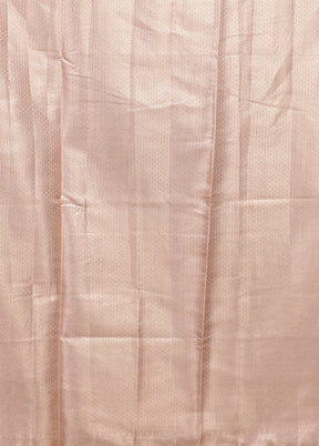 Pink Dupion Silk Saree With Blouse Piece