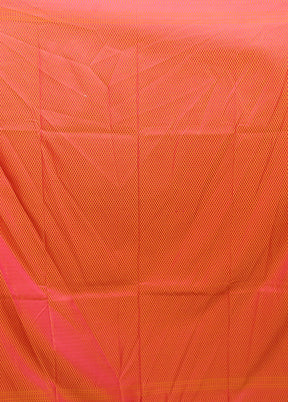 Yellow Jamewar Silk Saree With Blouse Piece