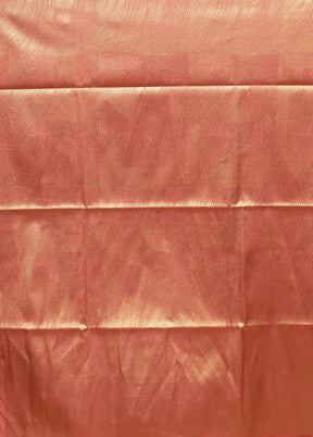 Pink Dupion Silk Saree With Blouse Piece