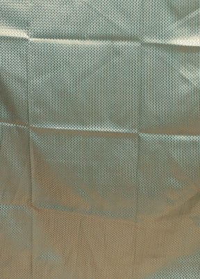 Blue Dupion Silk Saree With Blouse Piece