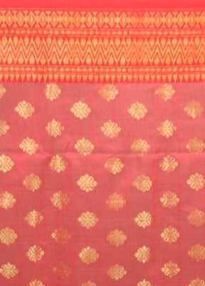 White Matka Silk Saree With Blouse Piece