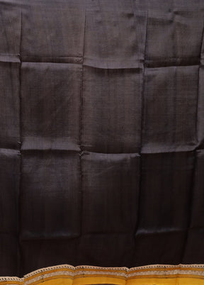 Cream Printed Pure Silk Saree Without Blouse Piece