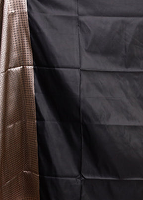 Black Katan Silk Saree With Blouse Piece
