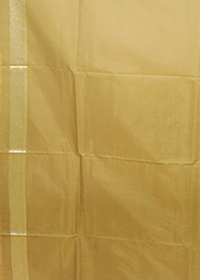Green Kora Silk Saree With Blouse Piece