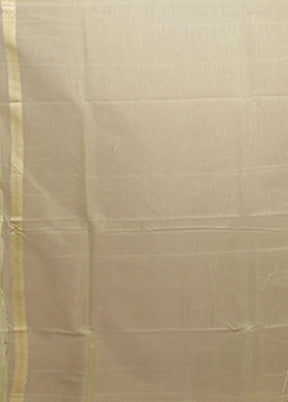 Green Kora Silk Saree With Blouse Piece