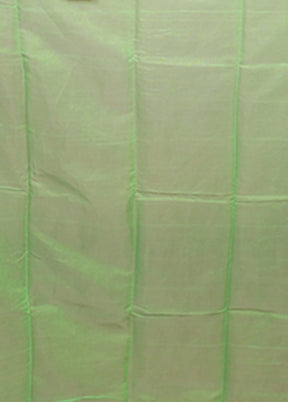 Green Jamdani Cotton Saree Without Blouse Piece