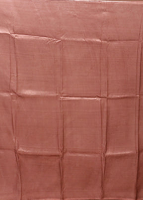 Maroon Printed Pure Silk Saree Without Blouse Piece