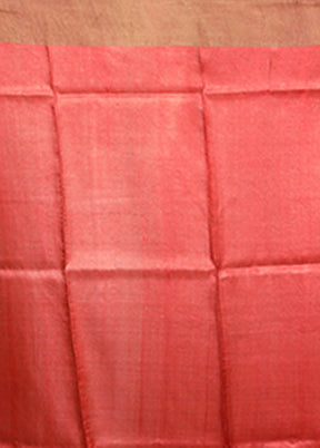 Purple Tussar Silk Saree With Blouse Piece