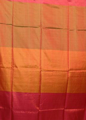 Green Pure Bishnupuri Silk Saree With Blouse Piece