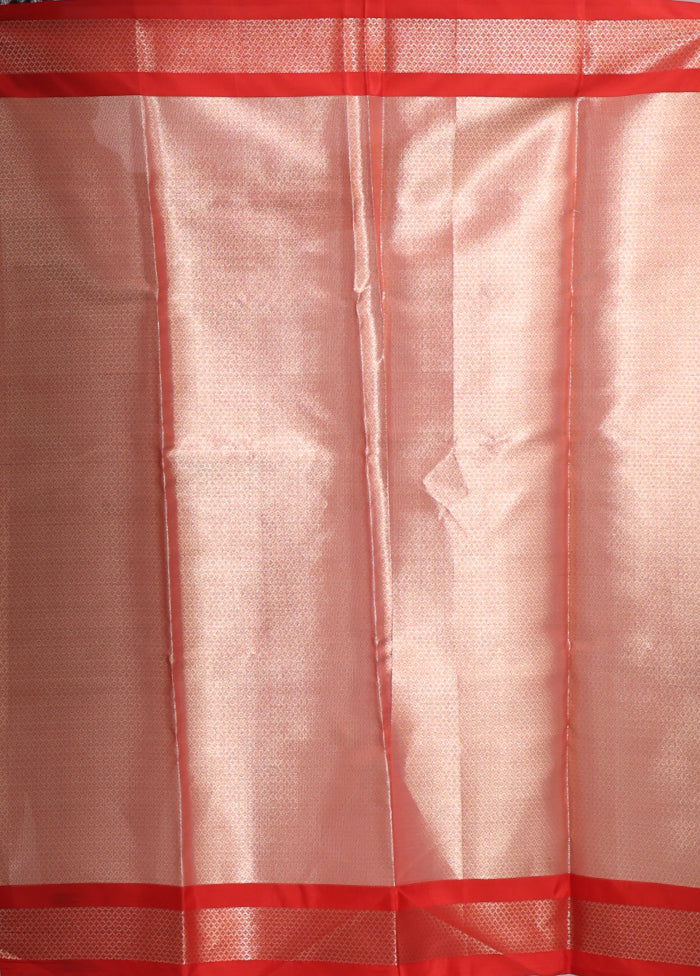 White Organza Saree With Blouse Piece