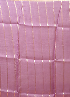 Pink Handloom Tissue Pure Silk Saree With Blouse Piece