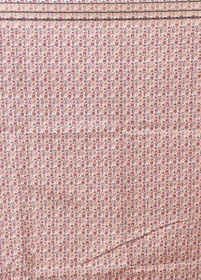 Pink Tussar Silk Saree With Blouse Piece