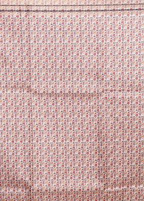 Pink Tussar Silk Saree With Blouse Piece