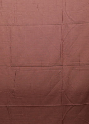 Maroon Matka Silk Saree With Blouse Piece