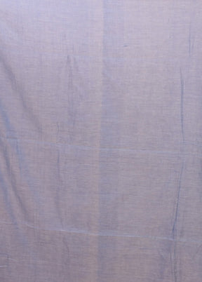 Blue Matka Silk Saree With Blouse Piece