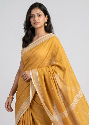 Pink Matka Silk Saree With Blouse Piece