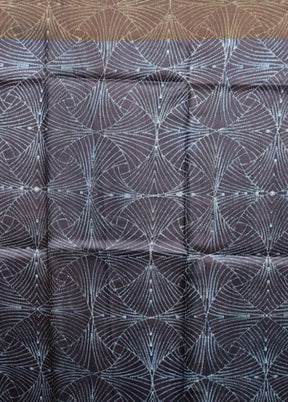 Blue Handloom Tussar Pure Silk Saree With Blouse Piece